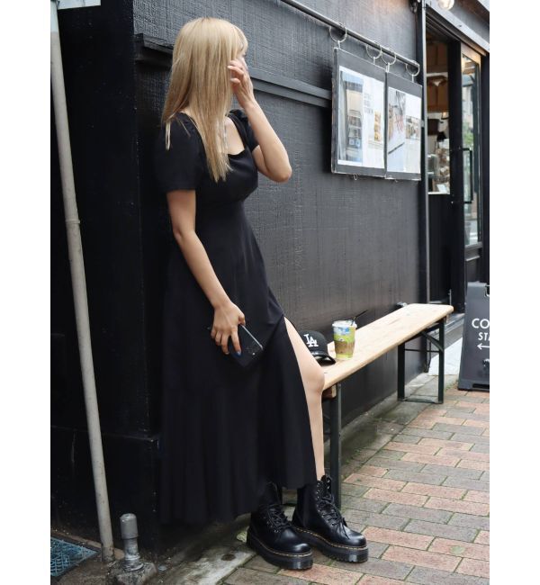 EVRIS「バックオープンロングワンピース」|ワンピース|