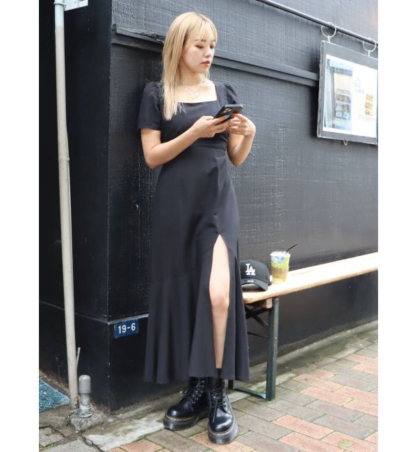 EVRIS「バックオープンロングワンピース」|ワンピース|