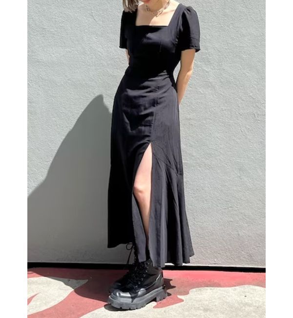 EVRIS「バックオープンロングワンピース」|ワンピース|