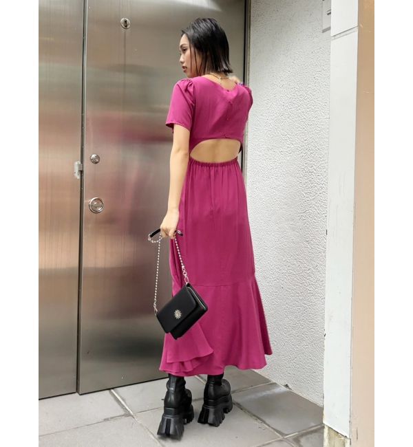 EVRIS「バックオープンロングワンピース」|ワンピース|