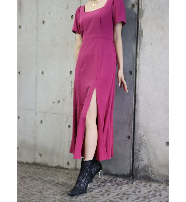 EVRIS「バックオープンロングワンピース」|ワンピース|