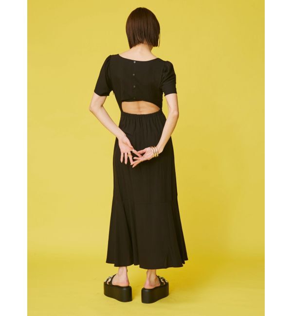 EVRIS「バックオープンロングワンピース」|ワンピース|