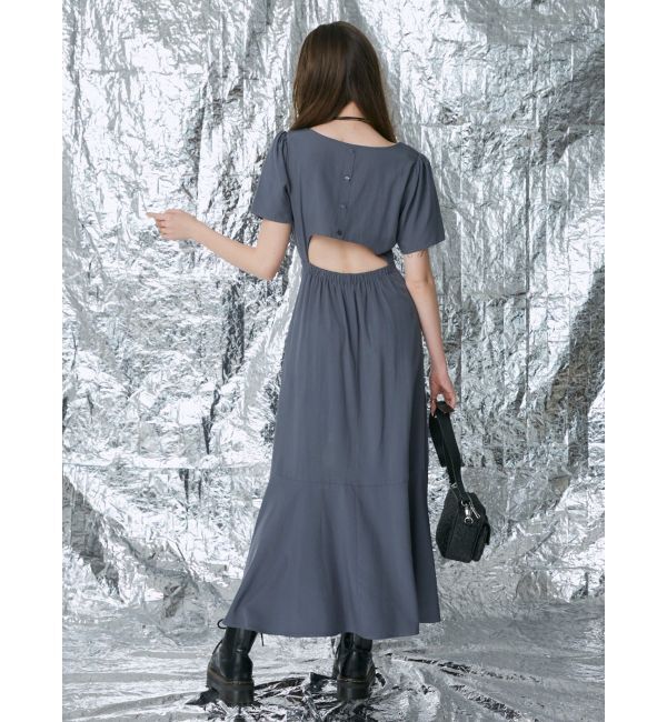 EVRIS「バックオープンロングワンピース」|ワンピース|