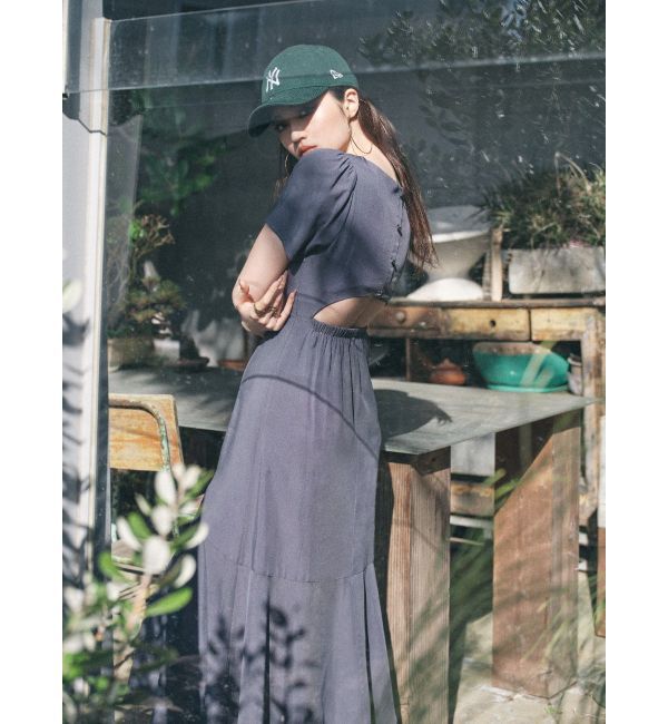 EVRIS「バックオープンロングワンピース」|ワンピース|