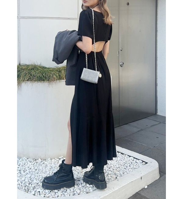 EVRIS「バックオープンロングワンピース」|ワンピース|