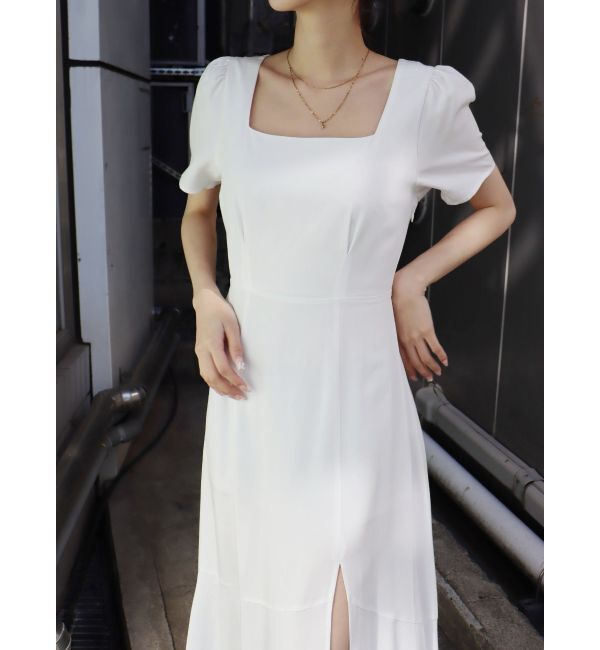 EVRIS「バックオープンロングワンピース」|ワンピース|