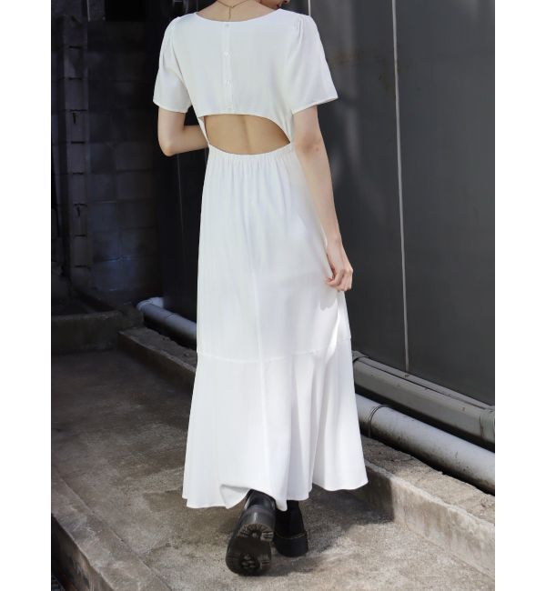 EVRIS「バックオープンロングワンピース」|ワンピース|