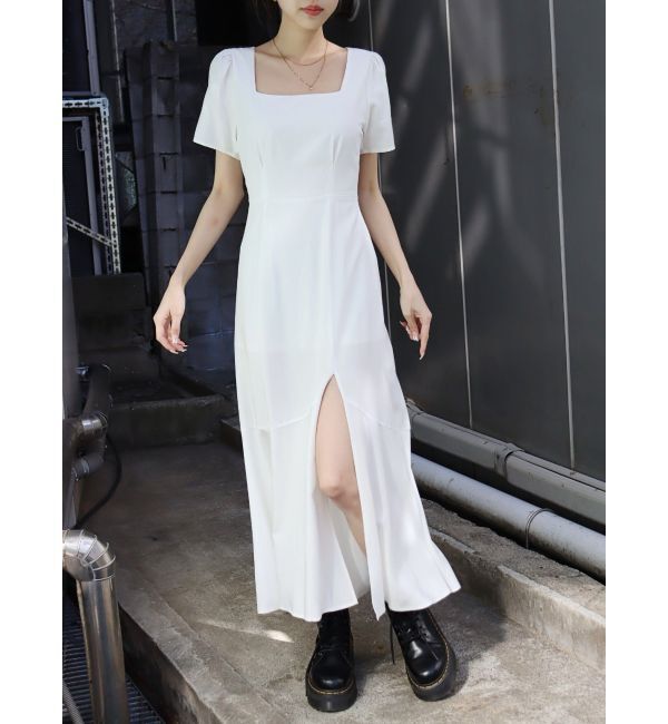 EVRIS「バックオープンロングワンピース」|ワンピース|