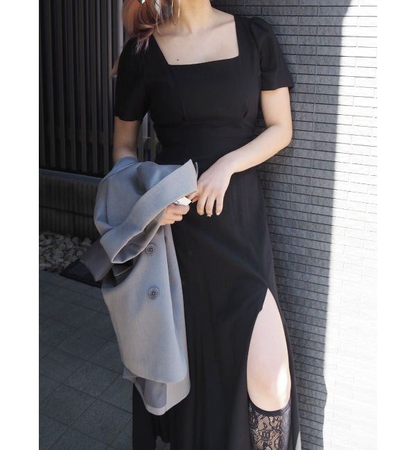 EVRIS「バックオープンロングワンピース」|ワンピース|