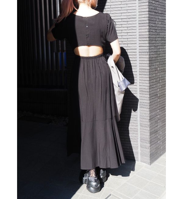 EVRIS「バックオープンロングワンピース」|ワンピース|