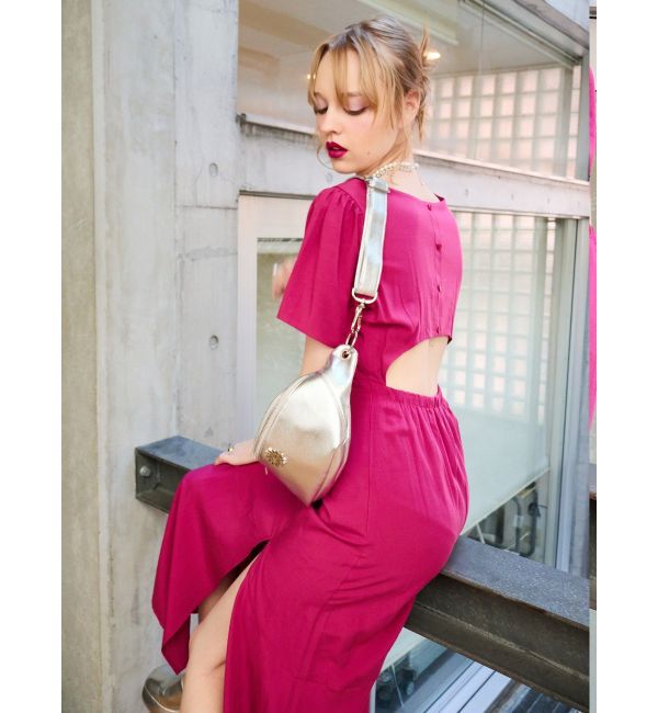 EVRIS「バックオープンロングワンピース」|ワンピース|