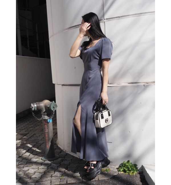 EVRIS「バックオープンロングワンピース」|ワンピース|