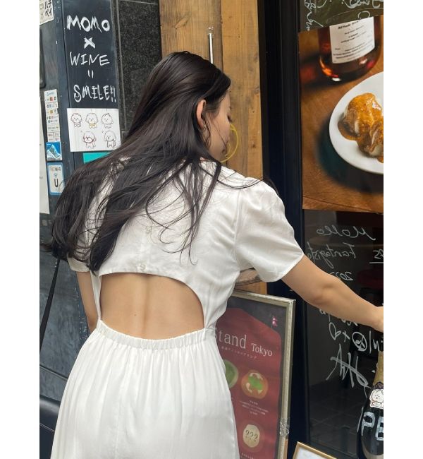 EVRIS「バックオープンロングワンピース」|ワンピース|