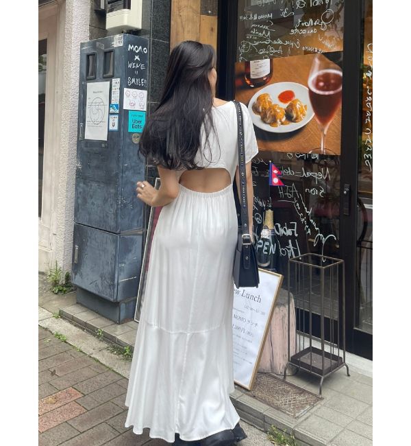 EVRIS「バックオープンロングワンピース」|ワンピース|