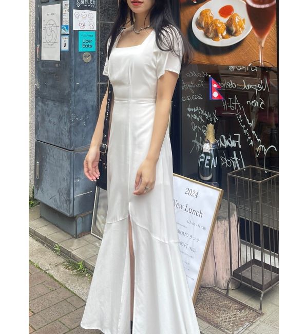 EVRIS「バックオープンロングワンピース」|ワンピース|