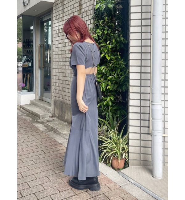 EVRIS「バックオープンロングワンピース」|ワンピース|