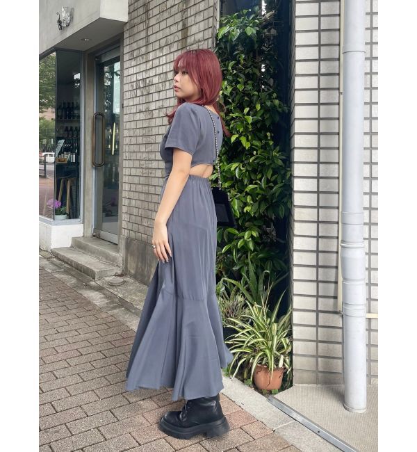 EVRIS「バックオープンロングワンピース」|ワンピース|