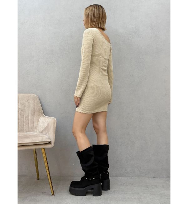 EVRIS「アウトワンショルダーミニワンピース」|ワンピース|