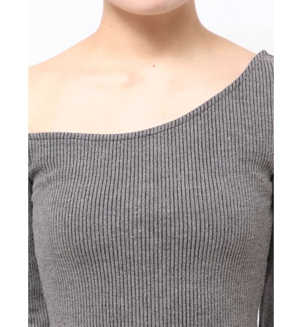 EVRIS「アウトワンショルダーミニワンピース」|ワンピース|