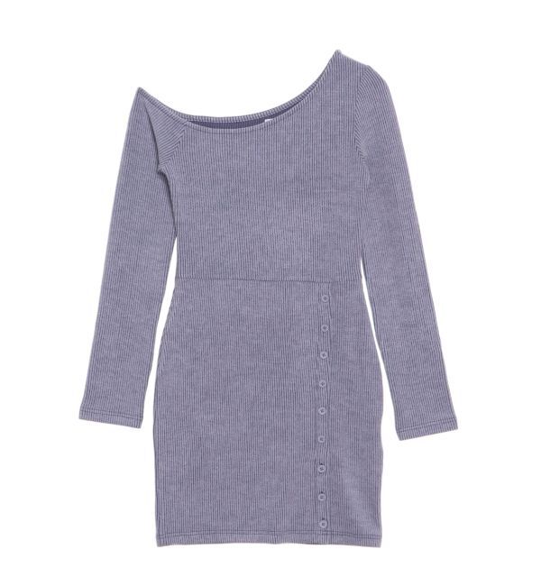 EVRIS「アウトワンショルダーミニワンピース」|ワンピース|