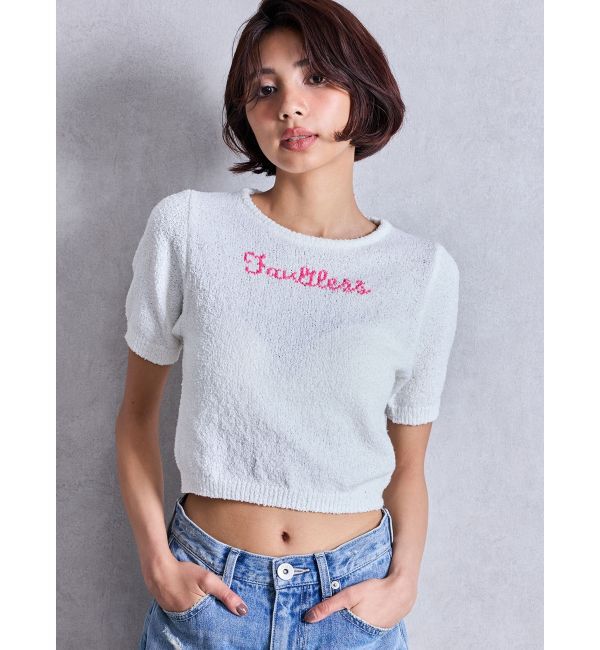 GYDA「Faultless パイルニットトップス」|ニット・セーター|