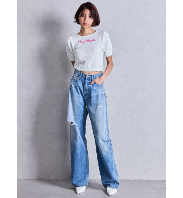 GYDA「Faultless パイルニットトップス」|ニット・セーター|