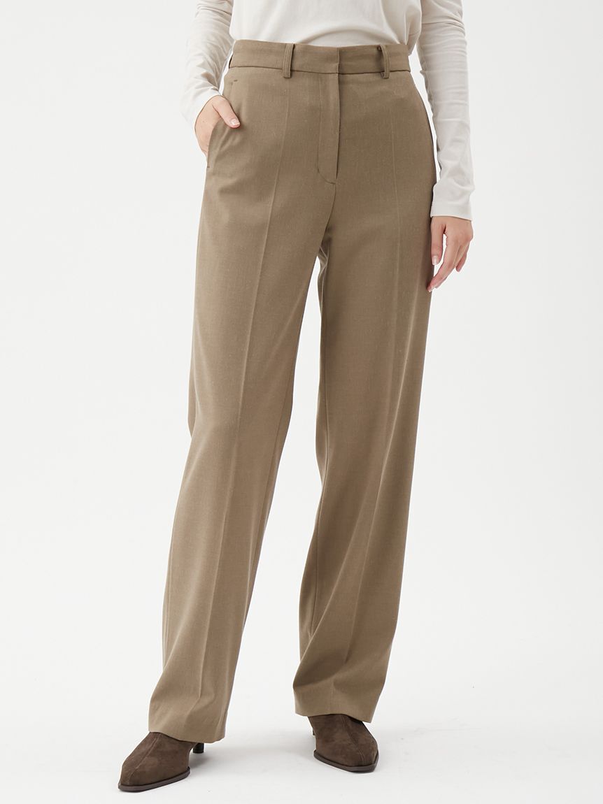 Mila Owen「ウエストシューレース付きテーパードパンツ」|チノ|KKI