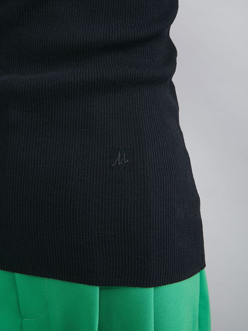 Mila Owen「ハイネックハイゲージシアーリブニット」|ニット・セーター|