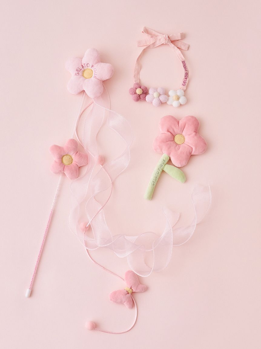  GELATO PIQUE CAT&DOG「【CAT&DOG】フラワーモチーフねこじゃらし」|その他|