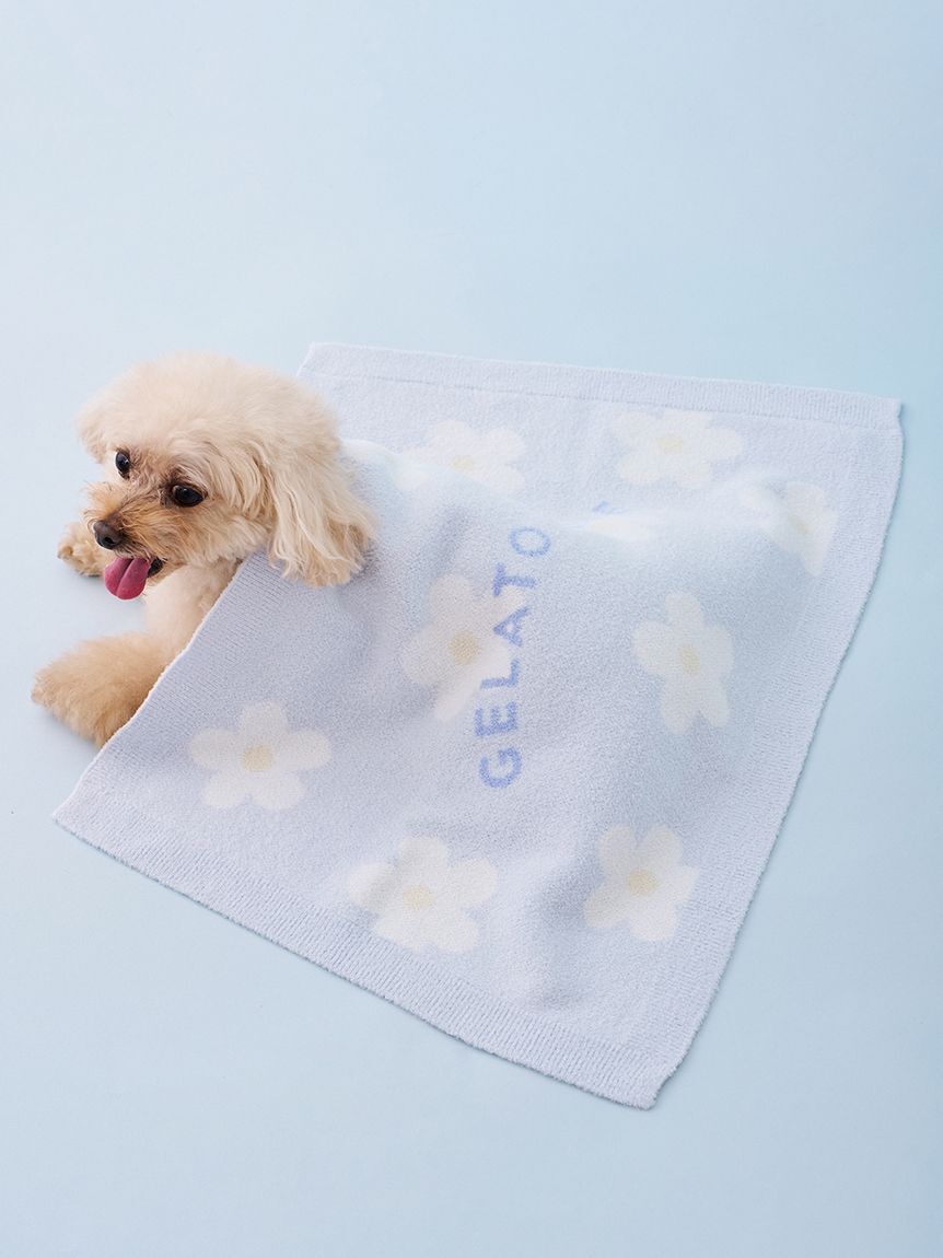  GELATO PIQUE CAT&DOG「【CAT&DOG】スムーズィーフラワージャガードブランケット」|その他|