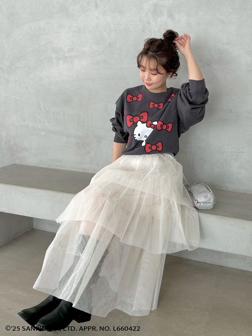 SNIDEL「【HELLO KITTY】バリエプルオーバー」|Tシャツ・カットソー|