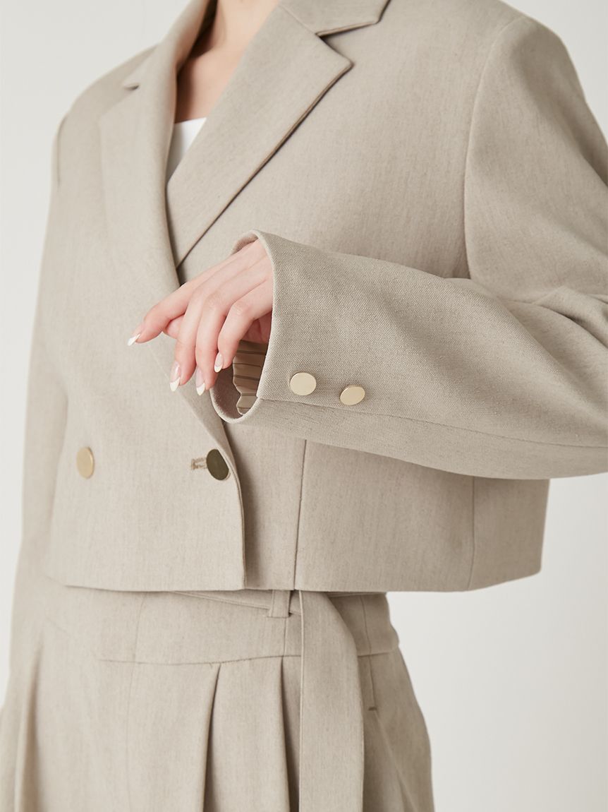 FRAY I.D「クロップドジャケット／UVカット」|テーラードジャケット|