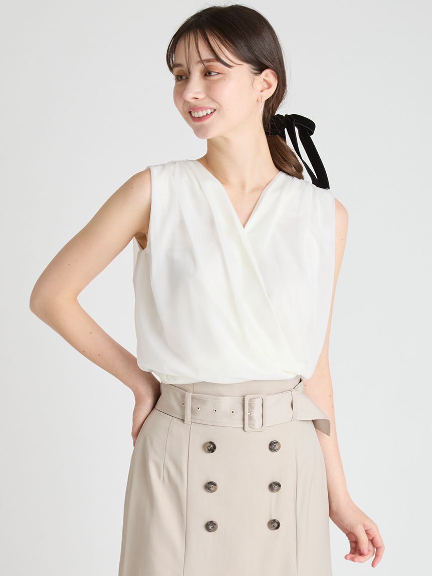 CELFORD「カシュクールシア―トップス」|Tシャツ・カットソー|IVR