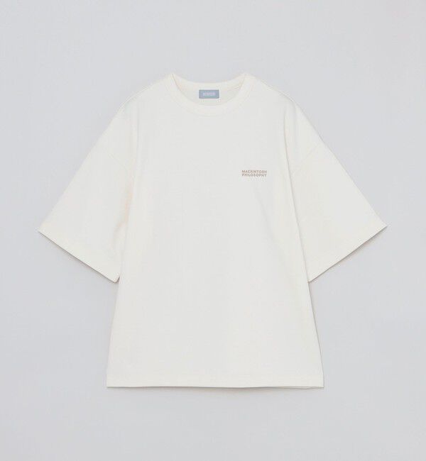 MACKINTOSH PHILOSOPHY「GREY LABEL PLAX 梨地ワイドフィットTシャツ」|Tシャツ・カットソー|ホワイト