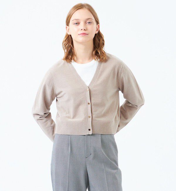MACKINTOSH PHILOSOPHY「モールニットカーディガン」|ニット・セーター|ベージュ