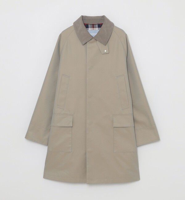 MACKINTOSH PHILOSOPHY「GREY LABEL【SOMERFORD(サマーフォード)】 ライトギャバジン」|ステンカラーコート|グリーン