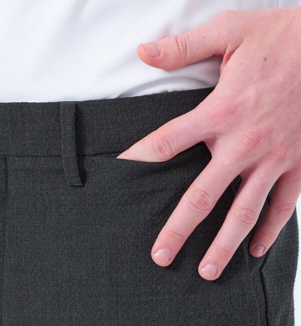 MACKINTOSH PHILOSOPHY「トロッター トラウザーズ#108 ウールサッカー」|スラックス|