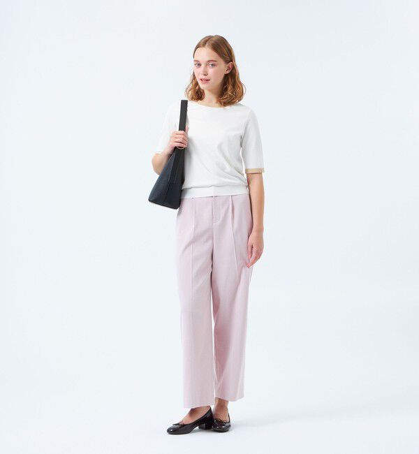 MACKINTOSH PHILOSOPHY「バイカラートリムニットプルオーバー」|ニット・セーター|