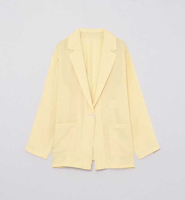 MACKINTOSH PHILOSOPHY「メッシュテーラードジャケット」|テーラードジャケット|イエロー