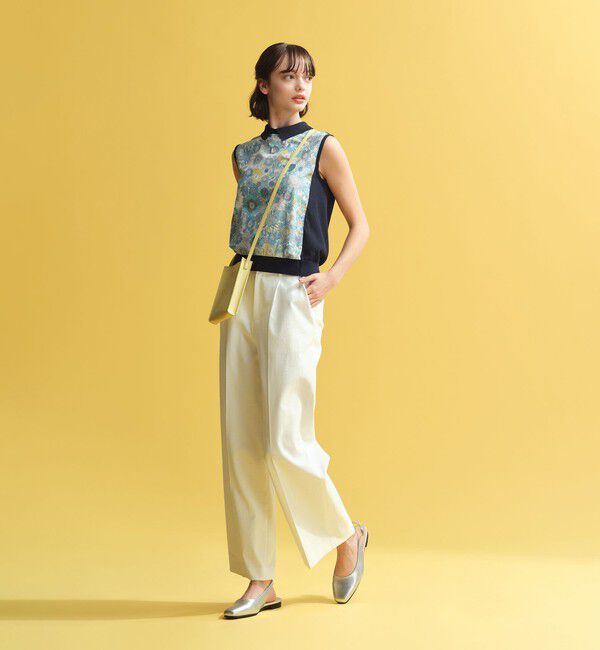 MACKINTOSH PHILOSOPHY「リバティコンビノースリーブポロニット」|ニット・セーター|