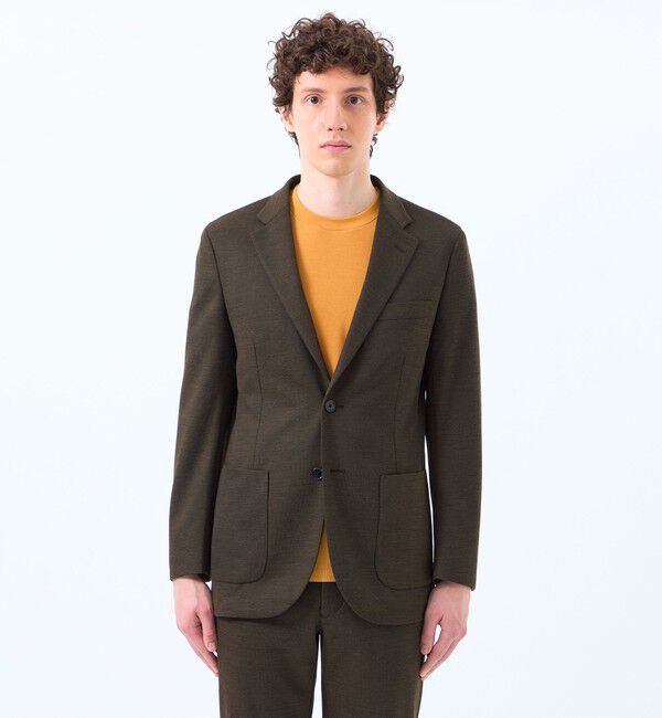 MACKINTOSH PHILOSOPHY「テーラードジャージー ジャケット ウール混メッシュジャージー」|テーラードジャケット|