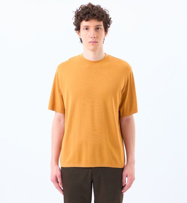MACKINTOSH PHILOSOPHY「30/1ミニカノコ クルーネック半袖ニットTシャツ」|ニット・セーター|