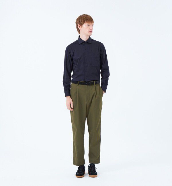 MACKINTOSH PHILOSOPHY「シルケットスムース スクエアホリゾンタルワイドシャツ」|シャツ・ブラウス|