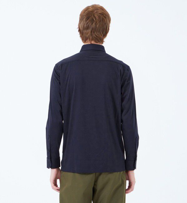 MACKINTOSH PHILOSOPHY「シルケットスムース スクエアホリゾンタルワイドシャツ」|シャツ・ブラウス|