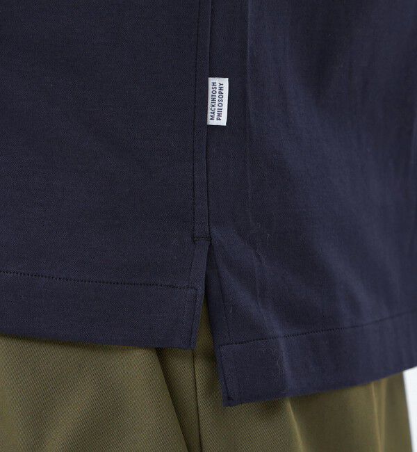 MACKINTOSH PHILOSOPHY「シルケットスムース スクエアホリゾンタルワイドシャツ」|シャツ・ブラウス|