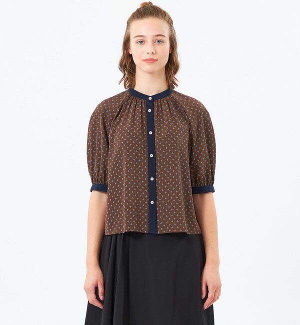 MACKINTOSH PHILOSOPHY「ファインパターンドットブラウス」|シャツ・ブラウス|