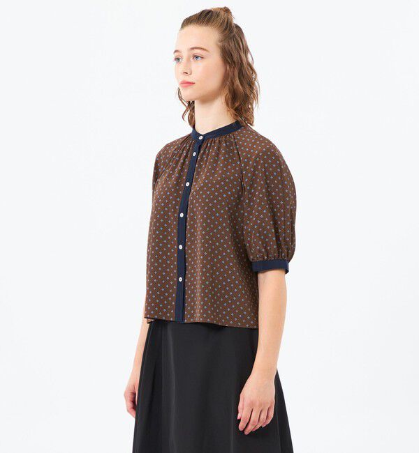 MACKINTOSH PHILOSOPHY「ファインパターンドットブラウス」|シャツ・ブラウス|
