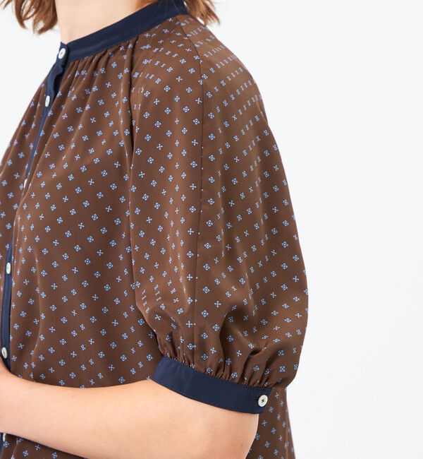 MACKINTOSH PHILOSOPHY「ファインパターンドットブラウス」|シャツ・ブラウス|