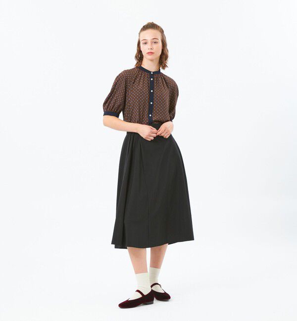 MACKINTOSH PHILOSOPHY「ファインパターンドットブラウス」|シャツ・ブラウス|