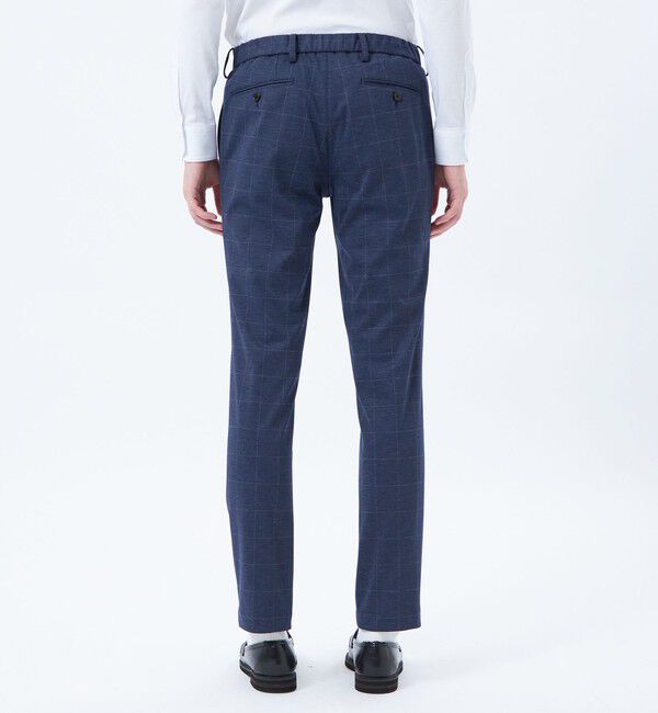 MACKINTOSH PHILOSOPHY「テーラードジャージー パンツ ウインドペンプリント」|スラックス|